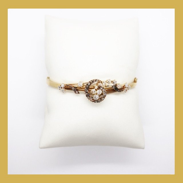 Monte Activo Cádiz - Subasta de joyas online enero 2021 - Pulsera de oro y brillantes