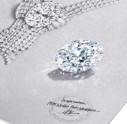 Tiffany - Collar diamante oval 2020
