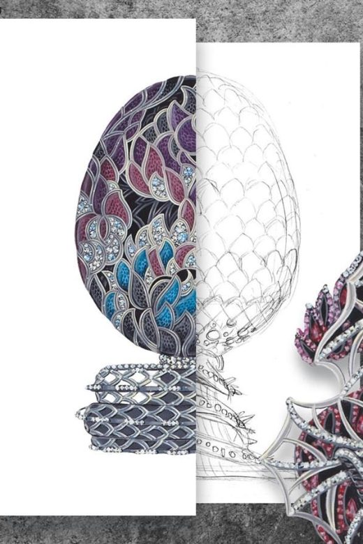 Faberge - Huevo 10 Aniversario Juego de Tronos