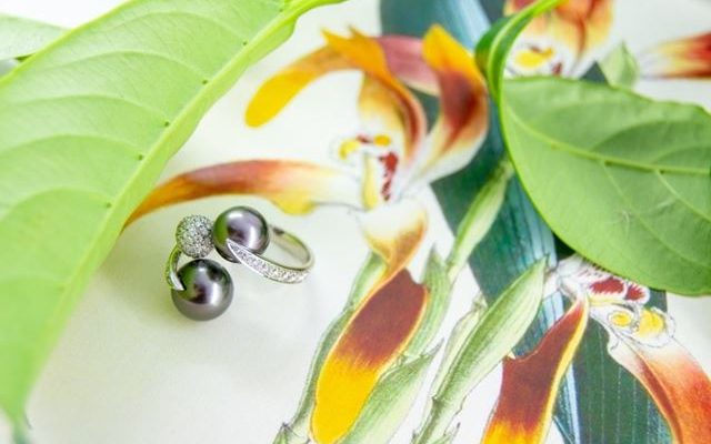 Monte de Piedad La Caja de Canarias - Subasta online de joyas mayo 2021 - Anillo oro blanco, perlas y brillantes