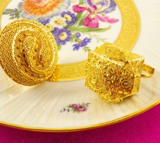 Monte de Piedad La Caja de Canarias - Subasta online julio 2021 - Anillos oro