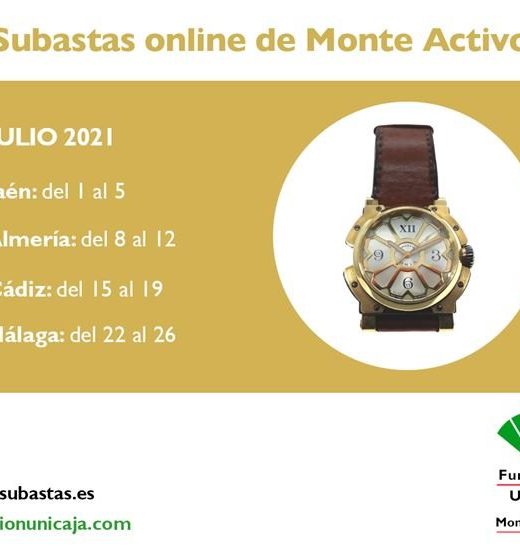 Subastas online de joyas julio 2021 - Monte Activo