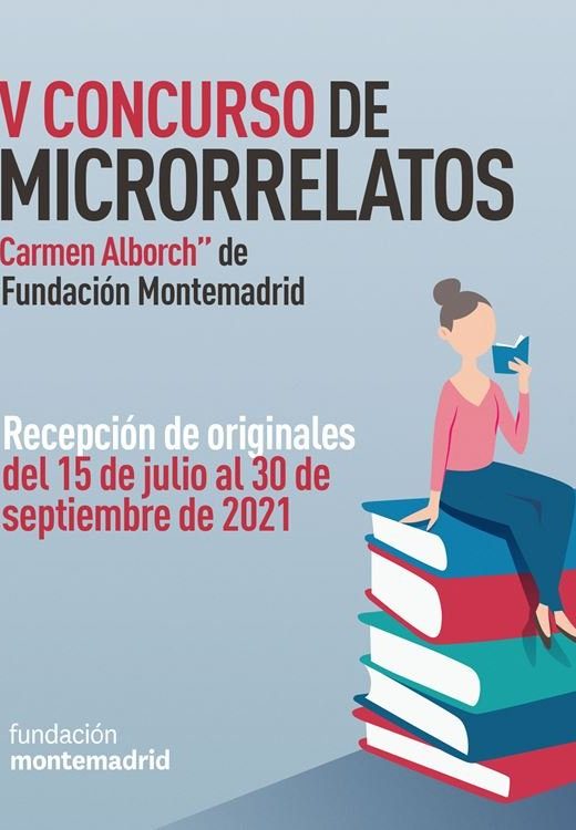Fundación Montemadrid Cartel V Concurso Microrrelatos 2021