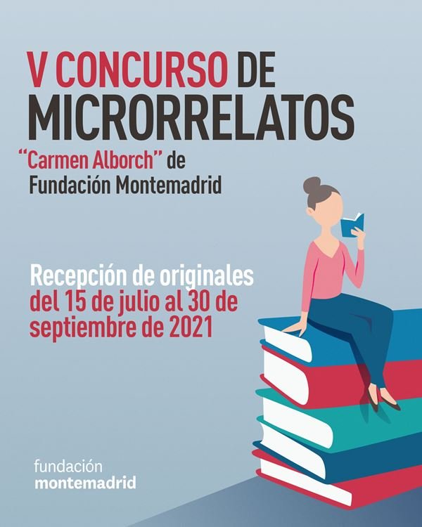 Fundación Montemadrid Cartel V Concurso Microrrelatos 2021