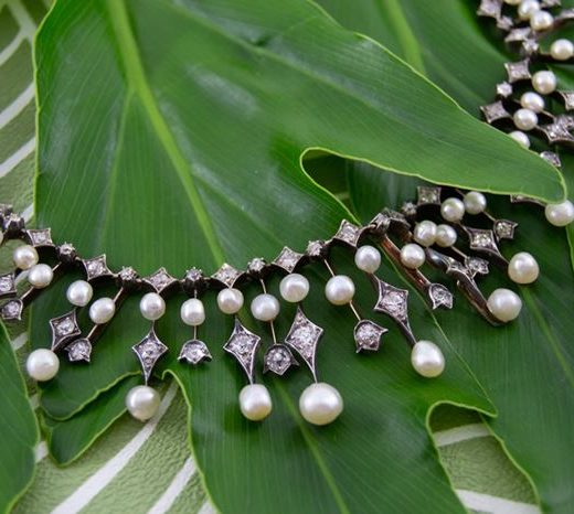 Monte de Piedad La Caja de Canarias - Subasta online de joyas - Septiembre 2021 Collar perlas y diamantes 2