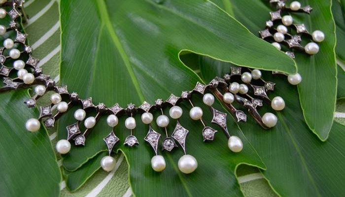 Monte de Piedad La Caja de Canarias - Subasta online de joyas - Septiembre 2021 Collar perlas y diamantes 2