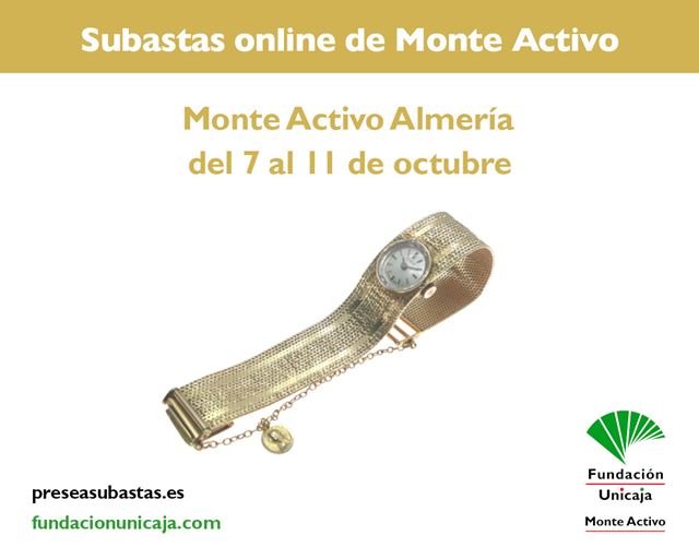 Monte Activo - Subastas online de joyas octubre 2021 Almería