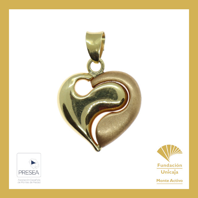 Monte Activo - Subastas online de joyas noviembre 2021 Cádiz - Colgante con forma de corazón