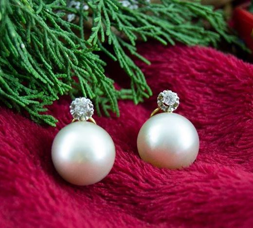 El Monte La Caja de Canarias - Subasta diciembre 2021 Pendientes perlas