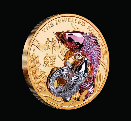 Moneda Koi - Casa de la Moneda de Perth