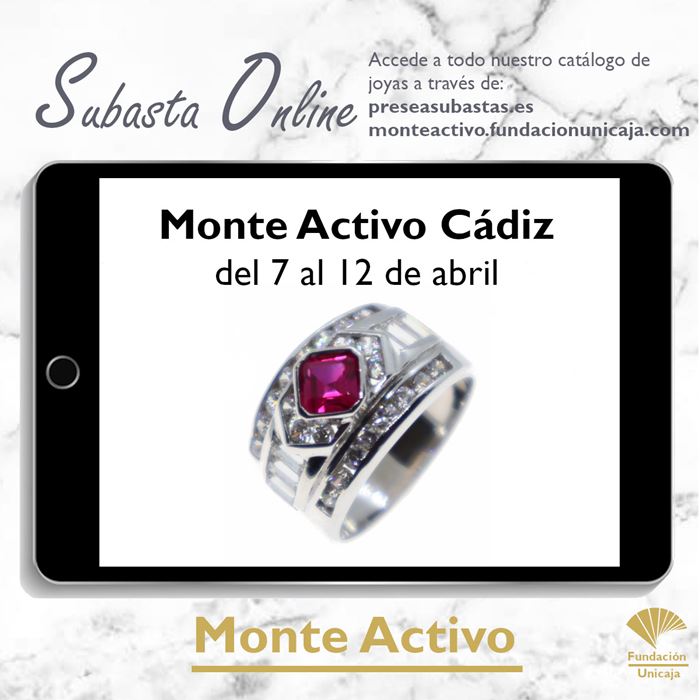 Monte Activo - Subastas online de joyas abril 2022 Cádiz