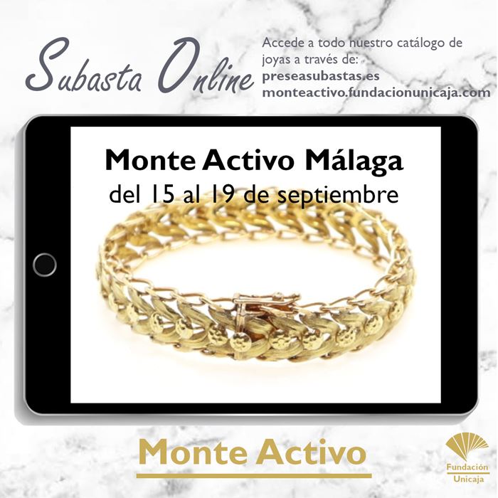 Monte Activo - Subastas online de joyas septiembre 2022 Málaga