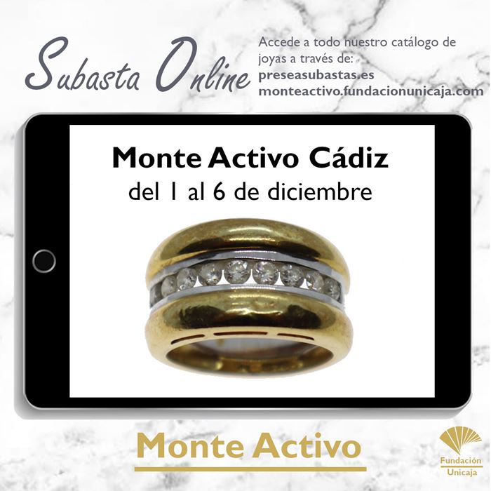 Monte Activo - Subastas online de joyas diciembre 2022 Cádiz