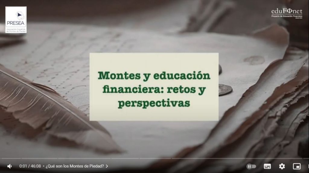 Montes y educación financiera - Webinar Edufinet