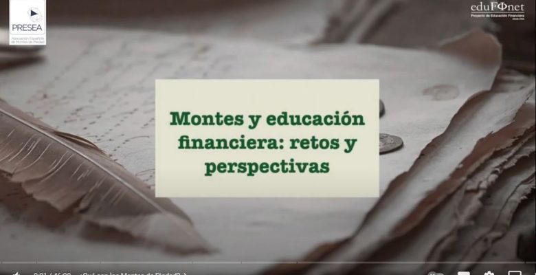 Montes y educación financiera - Webinar Edufinet