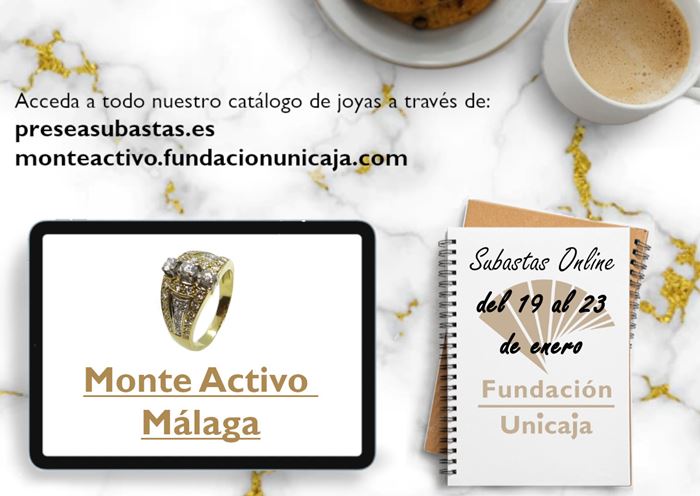 Monte Activo - Subastas online de joyas enero 2023 Málaga