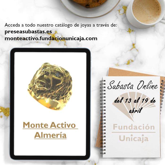 Monte Activo - Subastas online de joyas abril 2023 Almería
