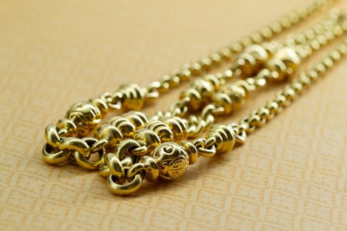 El Monte La Caja de Canarias Subasta octubre 2023 - Collar oro amarillo