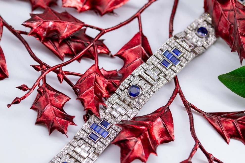 El Monte La Caja de Canarias Subasta noviembre 2023 - Pulsera articulada de inspiración Art Deco