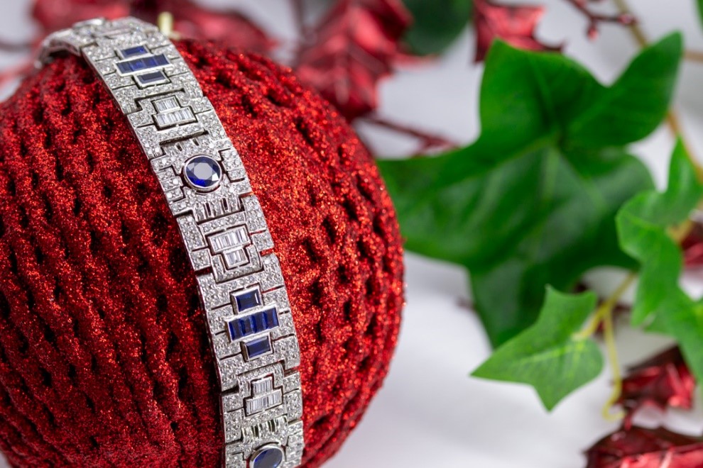 El Monte La Caja de Canarias Subasta noviembre 2023 - Pulsera articulada de inspiración Art Deco