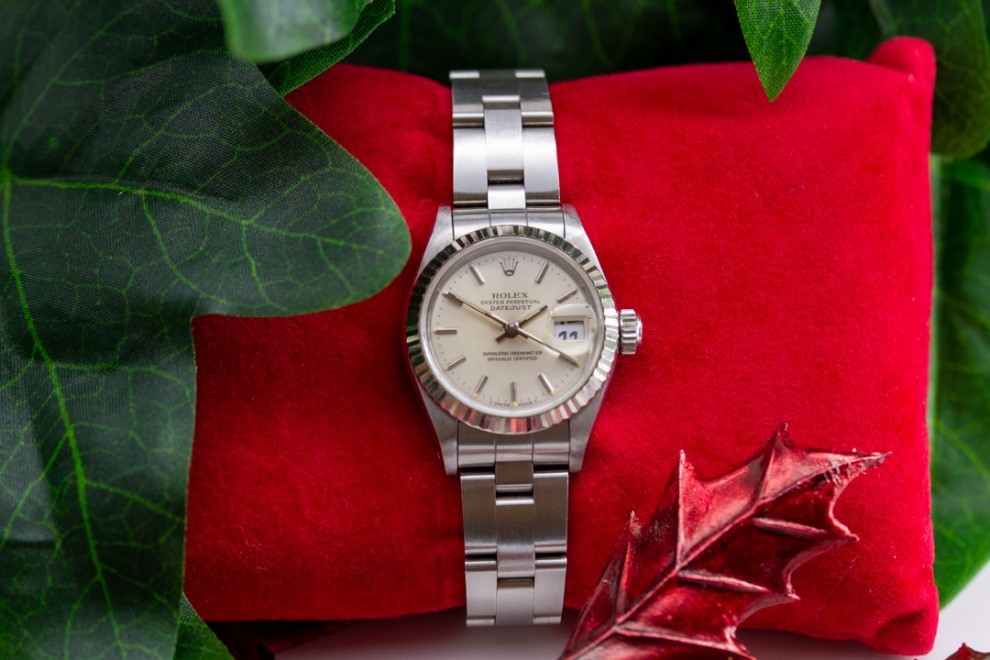 El Monte La Caja de Canarias Subasta noviembre 2023 - Reloj Rolex señora, acero