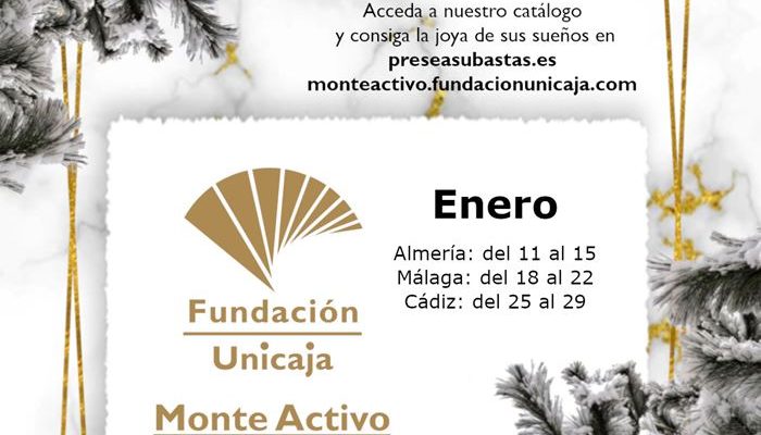 Monte Activo - Subastas online de joyas enero 2024 - Calendario