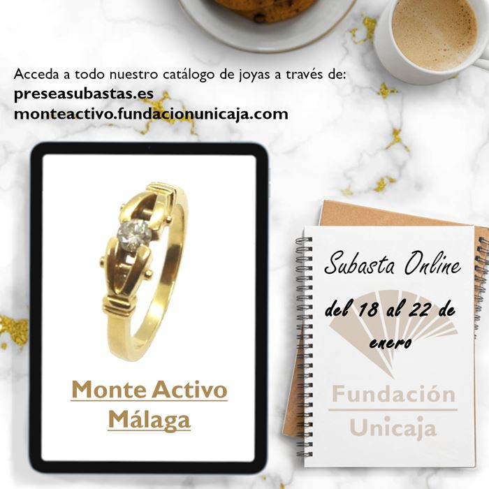 Monte Activo - Subastas online de joyas enero 2024 - Málaga