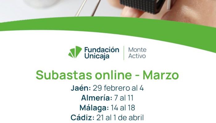 Monte Activo - Subastas online de joyas marzo 2024 - Calendario