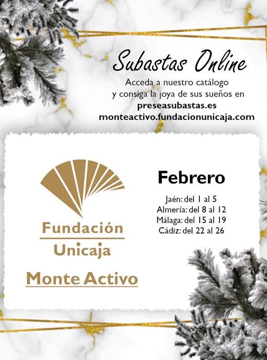 Monte Activo - Subasta febrero 2024 - Calendario