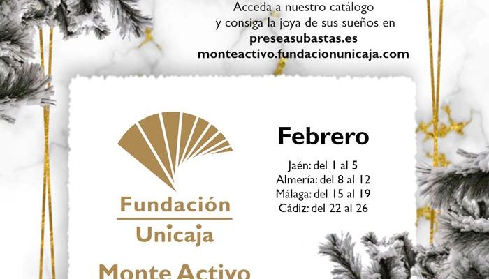Monte Activo - Subasta febrero 2024 - Calendario