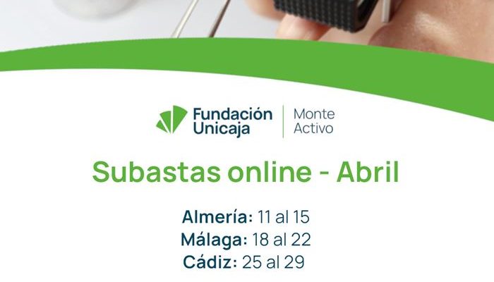 Monte Activo - Subastas online de joyas abril 2024 - Calendario