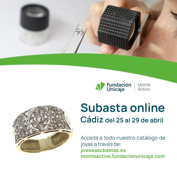 Monte Activo - Subastas online de joyas abril 2024 - Cádiz