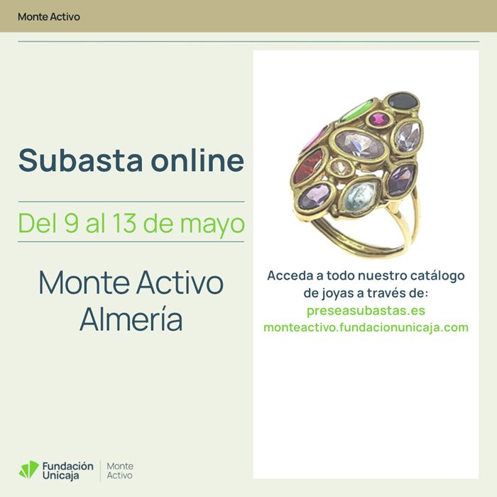 Monte Activo - Subastas online de joyas mayo 2024 - Almería
