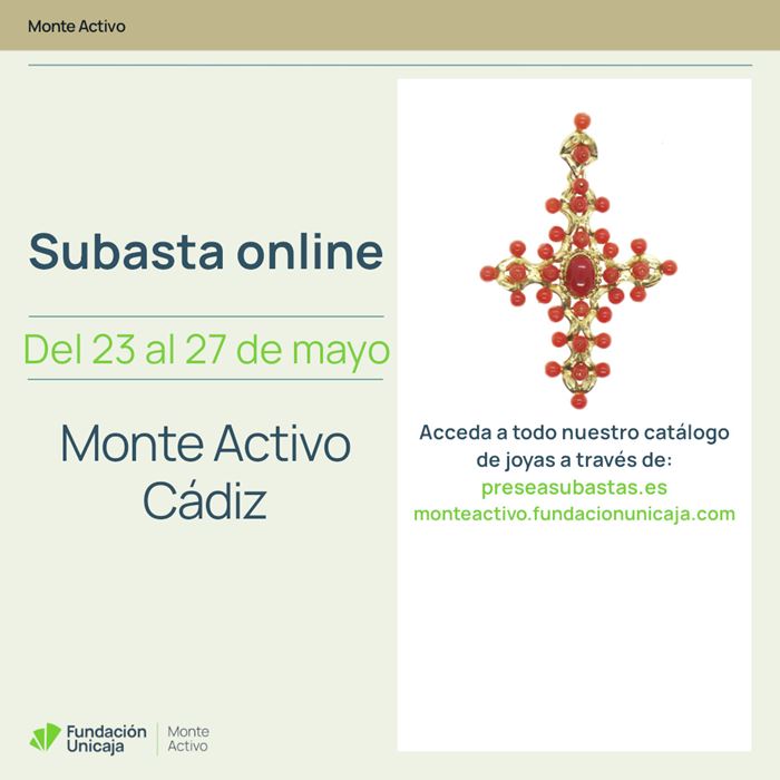 Monte Activo - Subastas online de joyas mayo 2024 - Cádiz