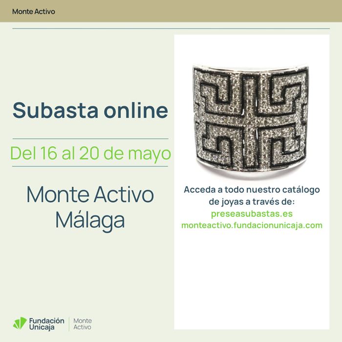 Monte Activo - Subastas online de joyas mayo 2024 - Málaga