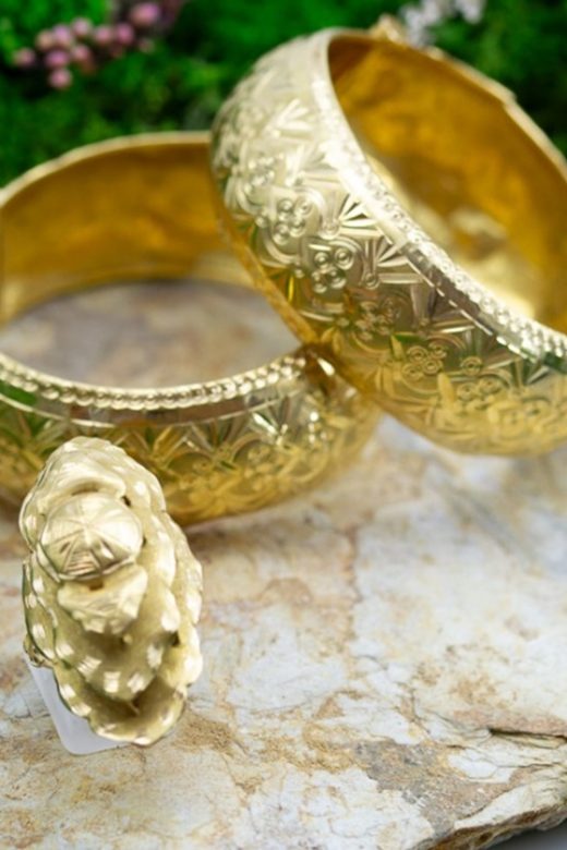 El Monte La Caja de Canarias Subasta abril 2024 - Pulsera oro labrada