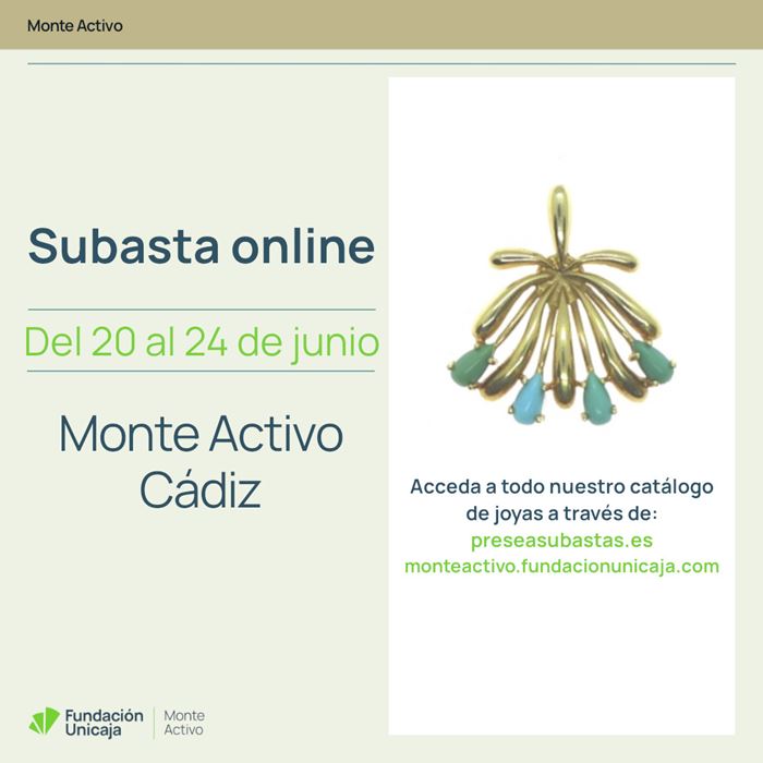 Monte Activo - Subastas online de joyas junio 2024 - Cádiz