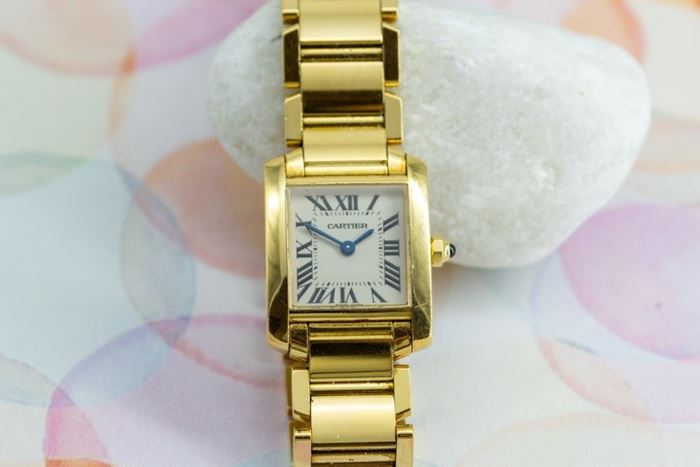 El Monte La Caja de Canarias Subasta junio 2024 - Reloj señora - Marca Cartier en esfera
