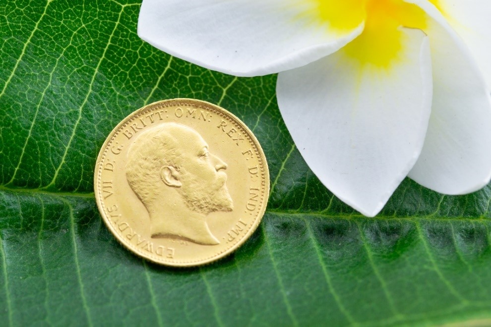 El Monte La Caja de Canarias Subasta agosto 2024 - Moneda oro amarillo
