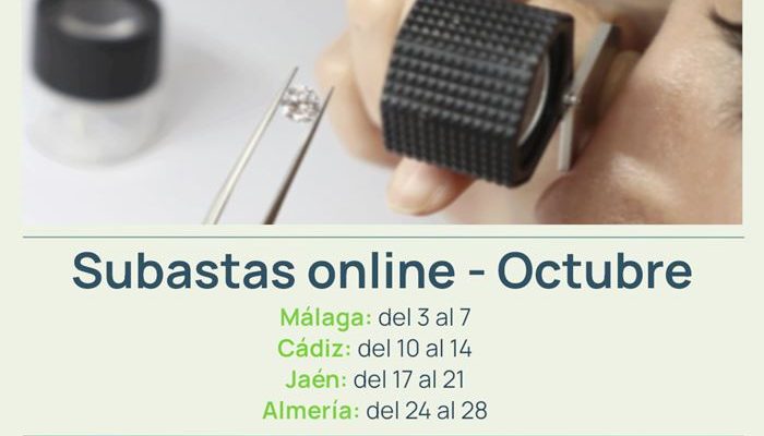 Monte Activo - Subastas online de joyas octubre 2024 - Calendario