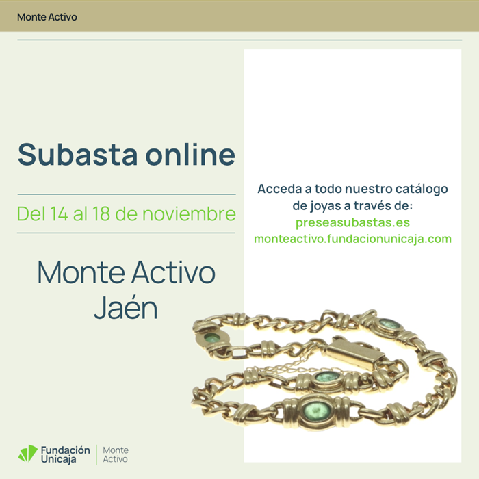 Monte Activo - Subastas online de joyas noviembre 2024 - Jaén