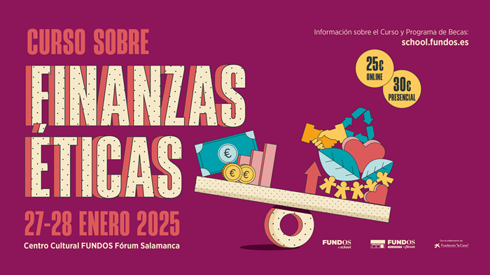 FUNDOS School - Cartel Curso Finanzas Éticas - Salamanca 2024