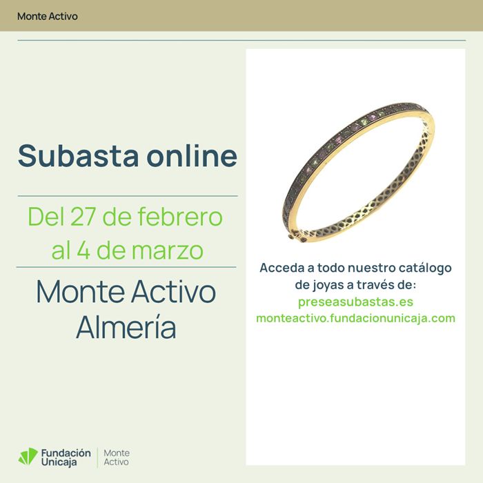 Monte Activo - Subastas online de joyas febrero 2025 - Almería