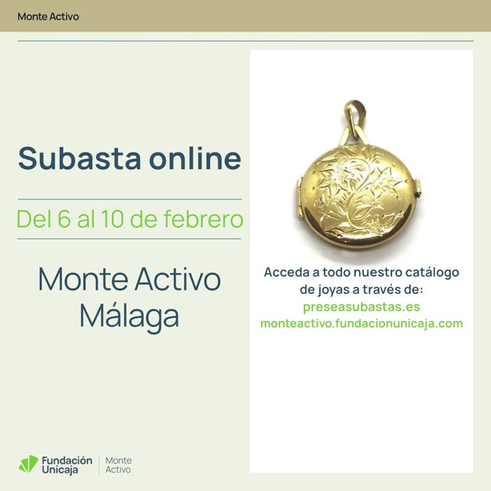 Monte Activo - Subastas online de joyas febrero 2025 - Málaga