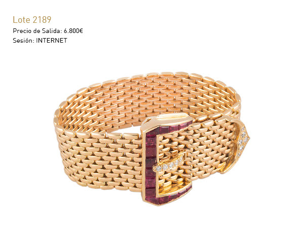 elMONTE - Fundación Montemadrid - Subasta marzo 2025 - Pulsera