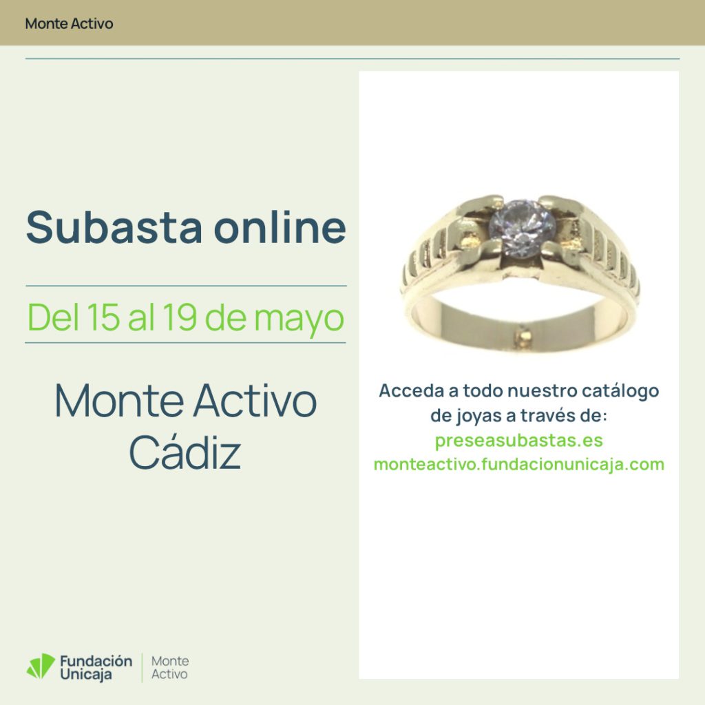 Monte Activo - Subasta Mayo 2025 - Cádiz