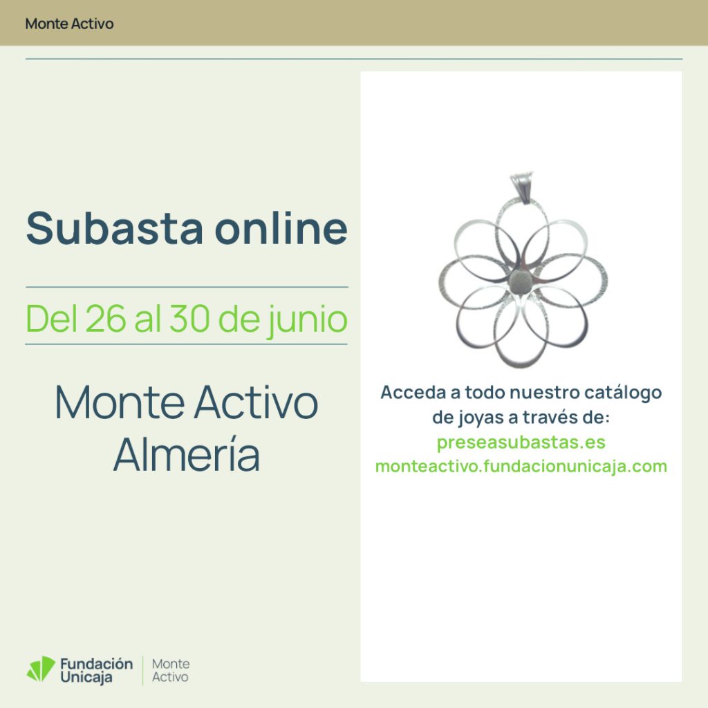 Monte Activo - Subasta Junio 2025 - Almería