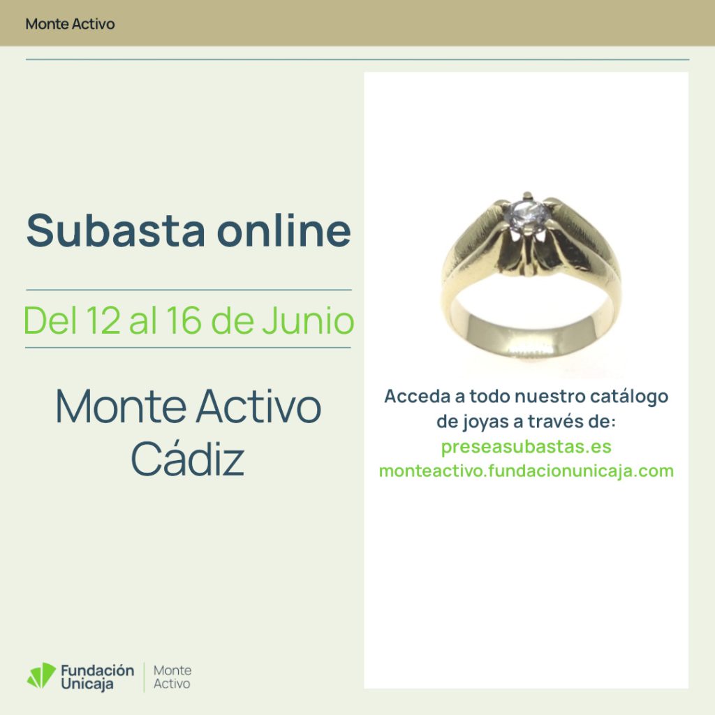 Monte Activo - Subasta Junio 2025 - Cádiz