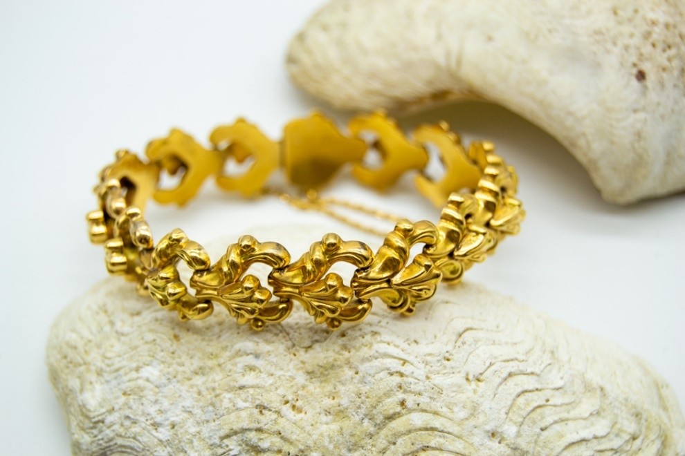 El Monte La Caja de Canarias Subasta junio 2025 - Pulsera eslabones oro amarillo