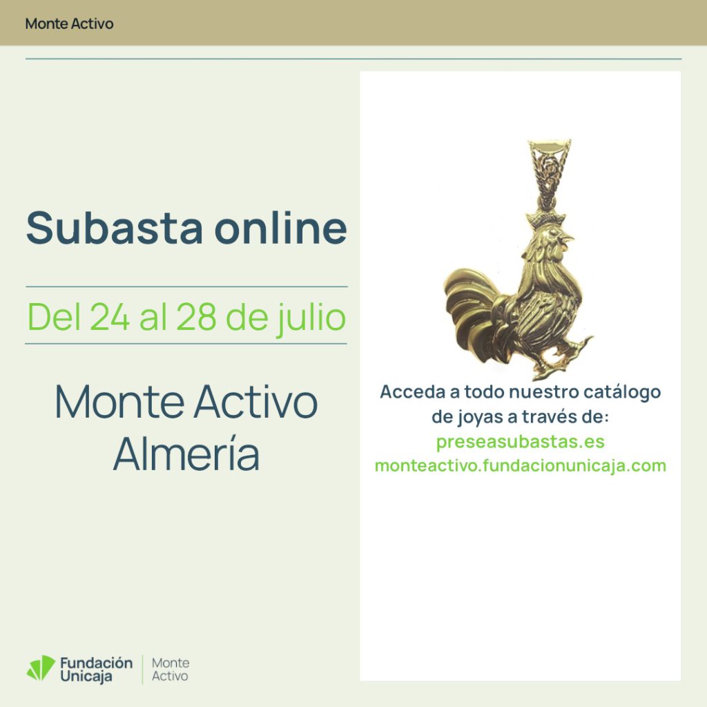 Monte Activo - Subasta Julio 2025 - Almería